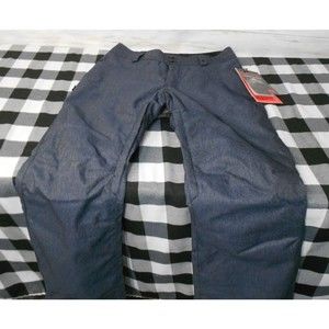 $150 NEW DAKINE WESTSIDE Small Women Denim Blue Lined Waterproof Ski Winter Pant